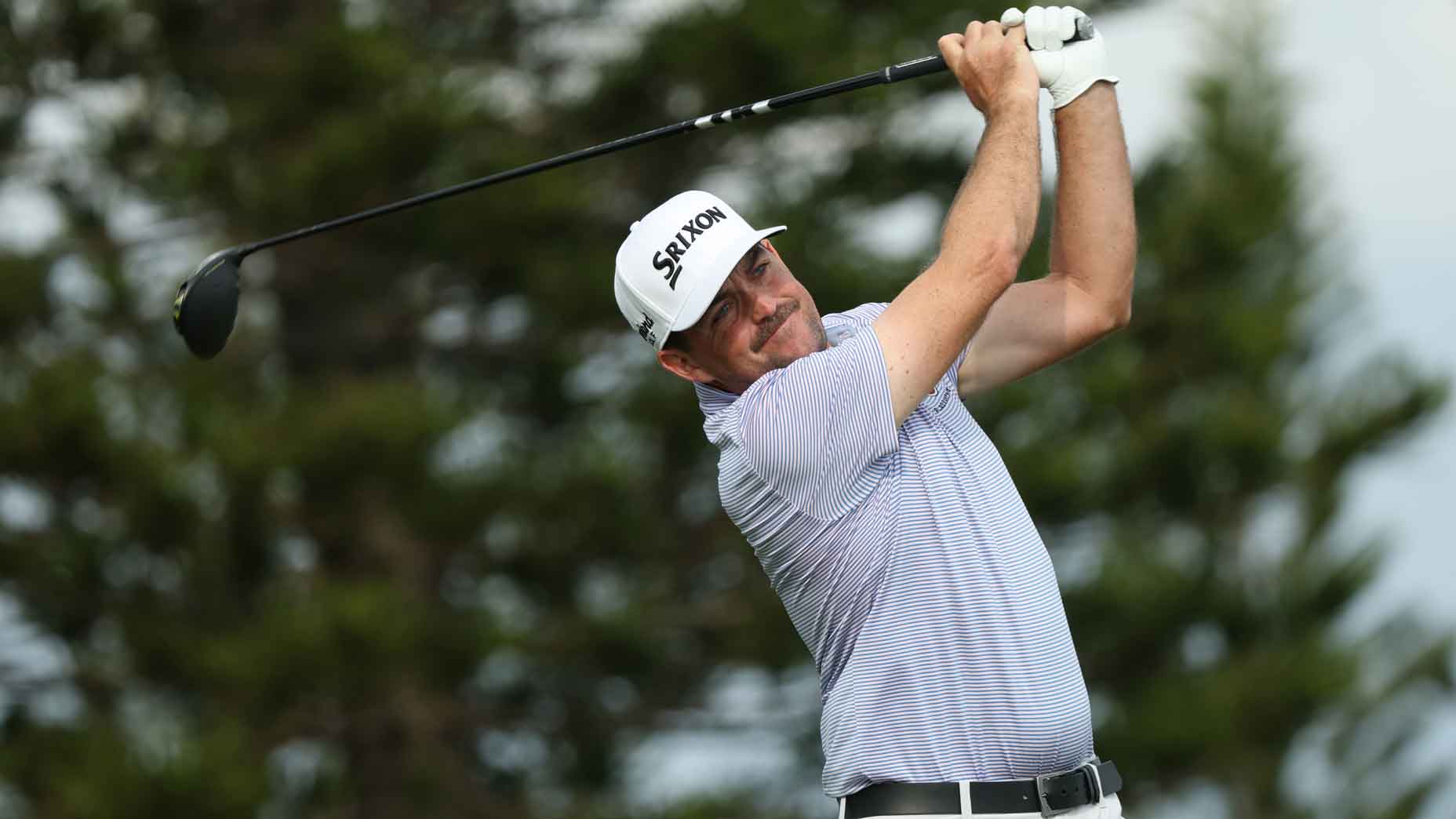 Keegan Bradley of the United States plays his shot from the third tee during the third round of The Sentry 2025 at Plantation Course at Kapalua Golf Club on January 04, 2025 in Kapalua, Hawaii. (Photo by Sarah Stier/Getty Images)